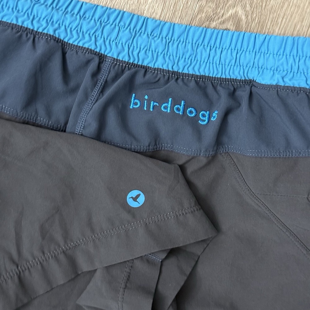 Birddogs Dorito Corleone Lined Shorts Men's 2XL Long Grey Blue 9" Performance